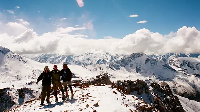 Cume Cerro Pintor 4180m - Região metropolitana Santiago - Chile - 2008