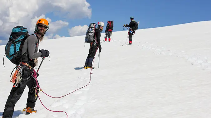 Curso de transito em glaciar e escalada em gelo - Cerro Tronador - Bariloche - Argentina - 2011